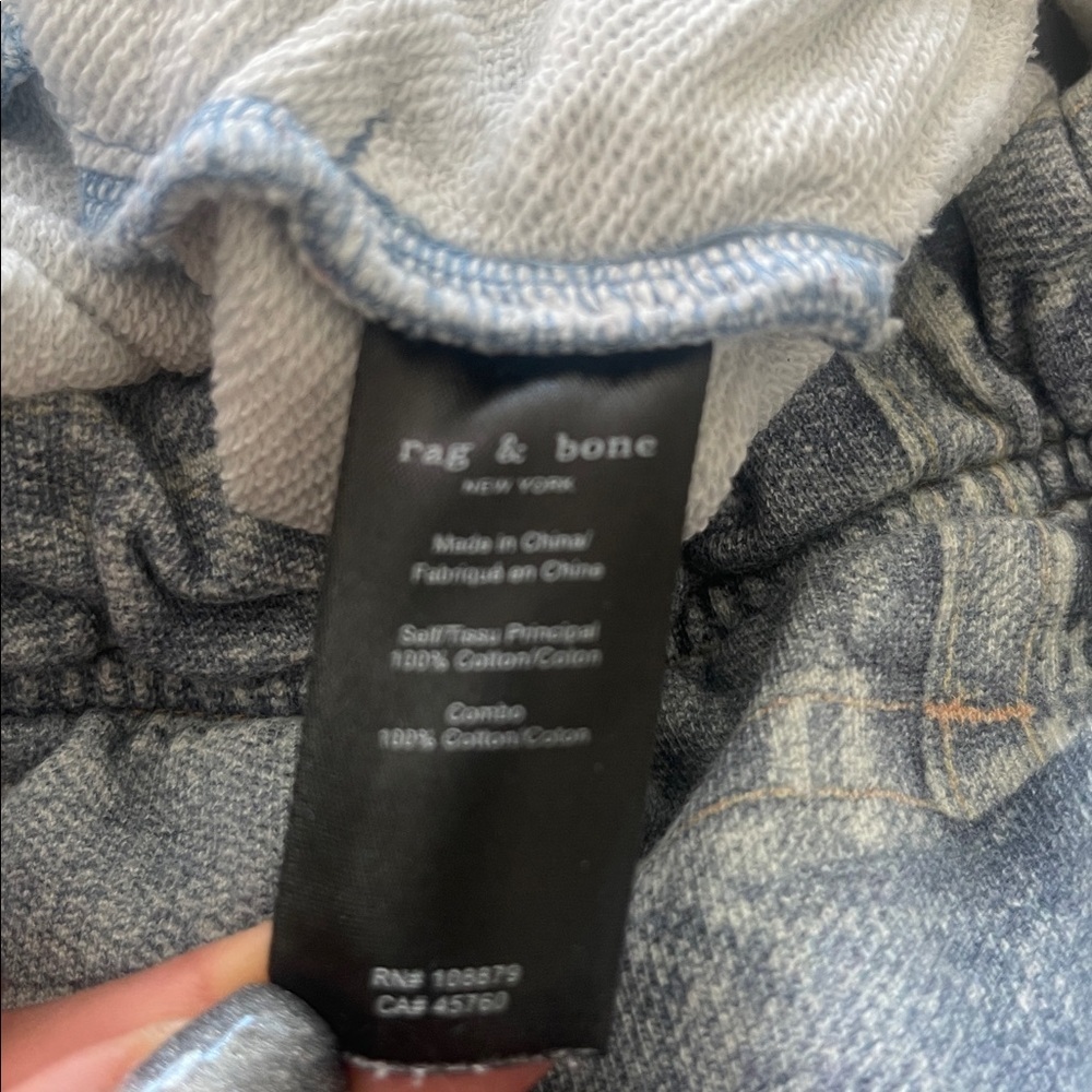 Rag & Bone Miramar Joggers sweatpants faux jeans size Large - Picture 11 of 16
